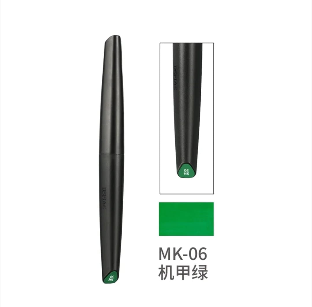 MK-06 DSPIAE Mecha Green Soft Tipped Marker